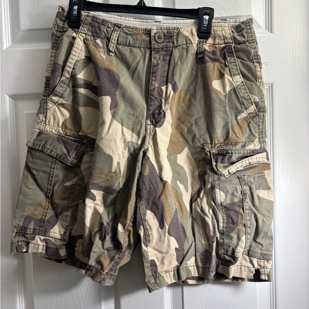 Ruff Hewn Men's Camouflage Cargo Shorts